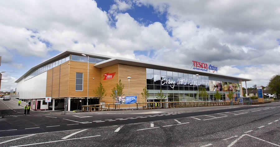 Tesco Newry from outside