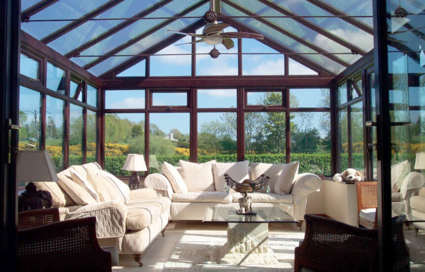 Rosewood Gable conservatory interior view